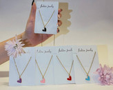 گردنبند آبی و بنفش رنگ ثابت زنانه